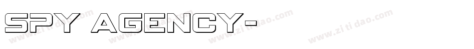 spy agency字体转换